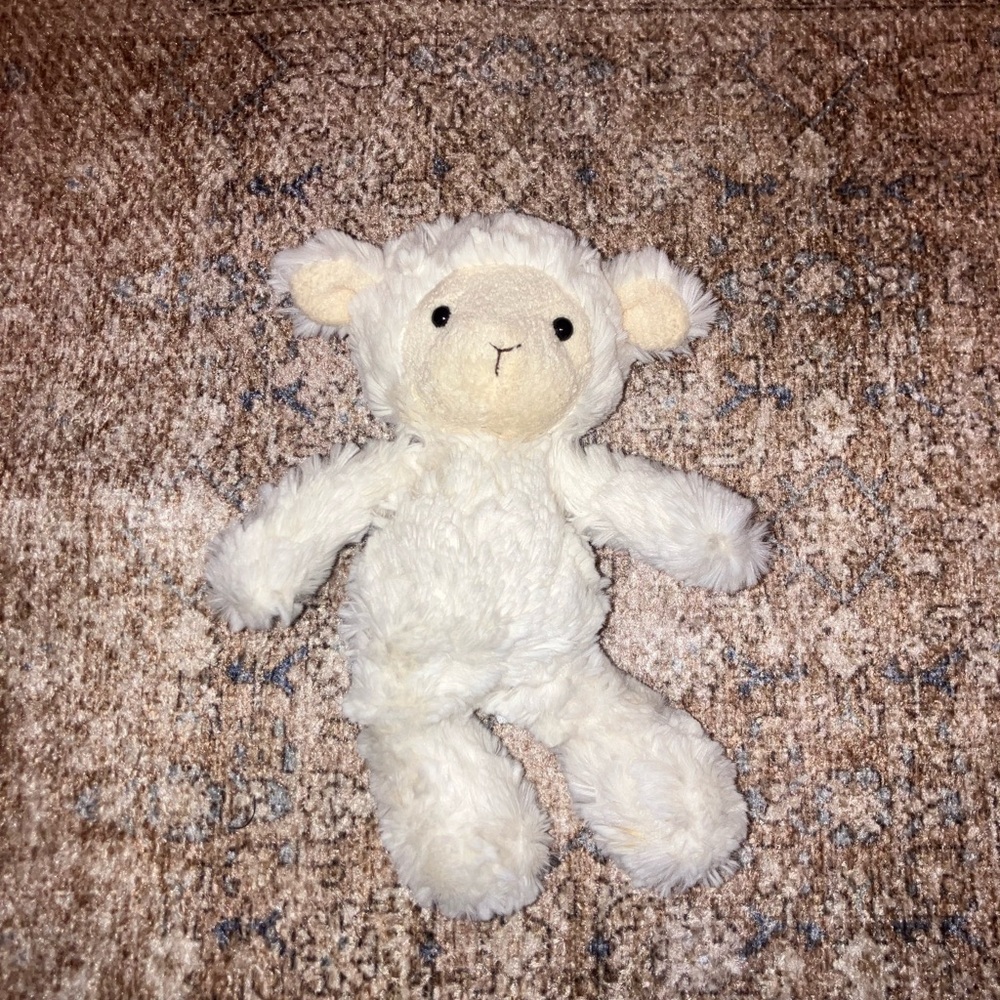 Jelly cat little lamb, sheep, white creamy color